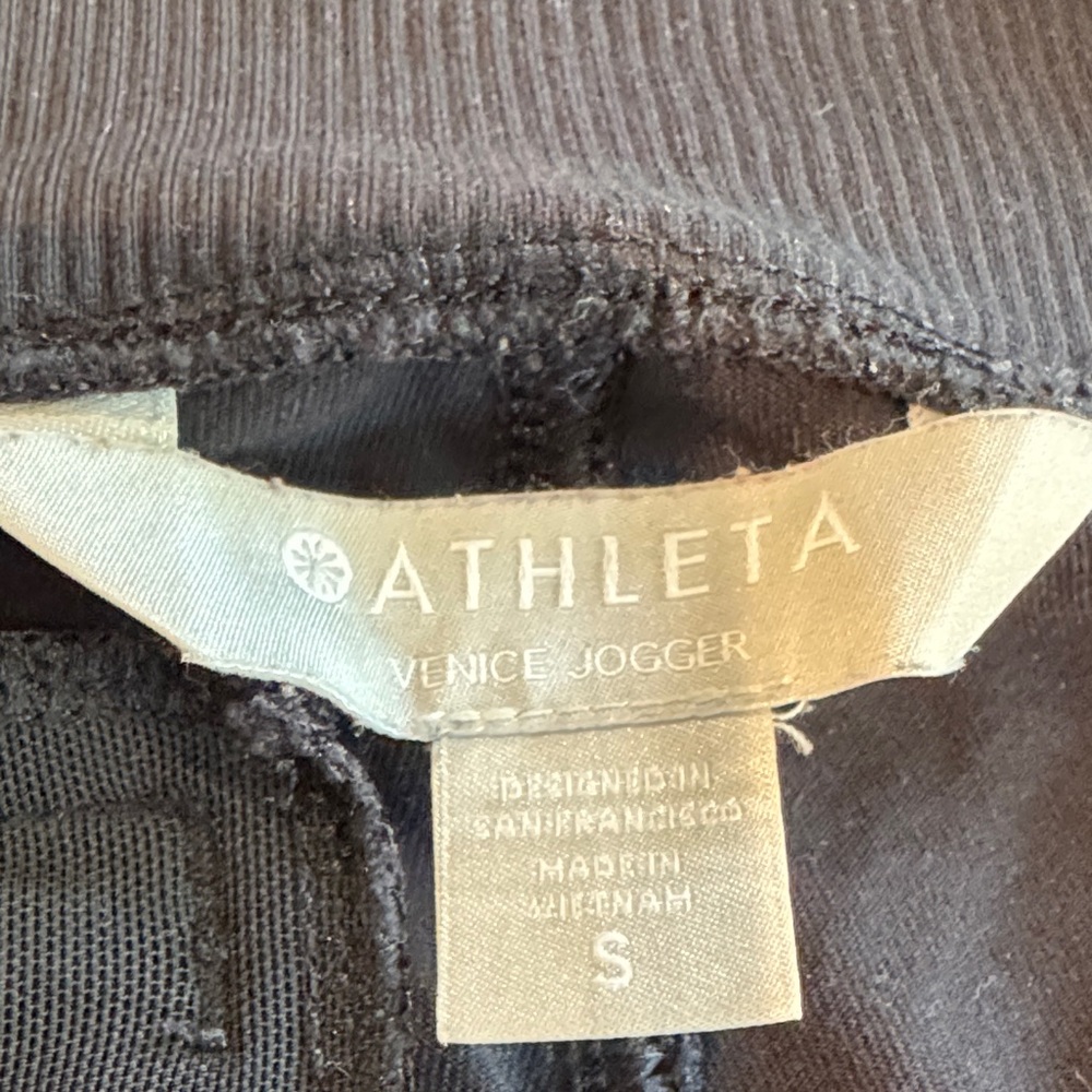 Athleta Black Venice Jogger Pants women’s small